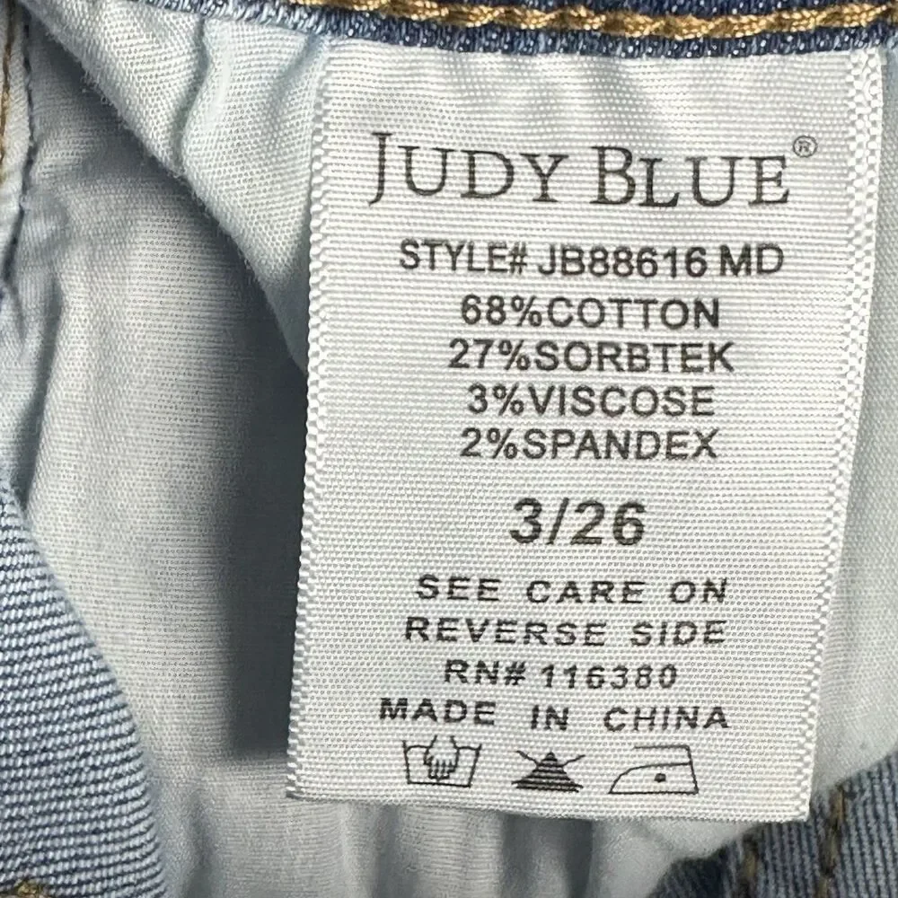 Judy Blue Light Blue Flare & Wide Leg Jeans - Picture 13 of 14